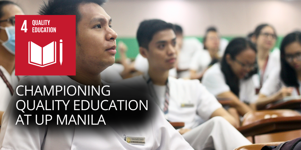 2023 SDG 4 Report: Championing Quality Education at UP Manila ...