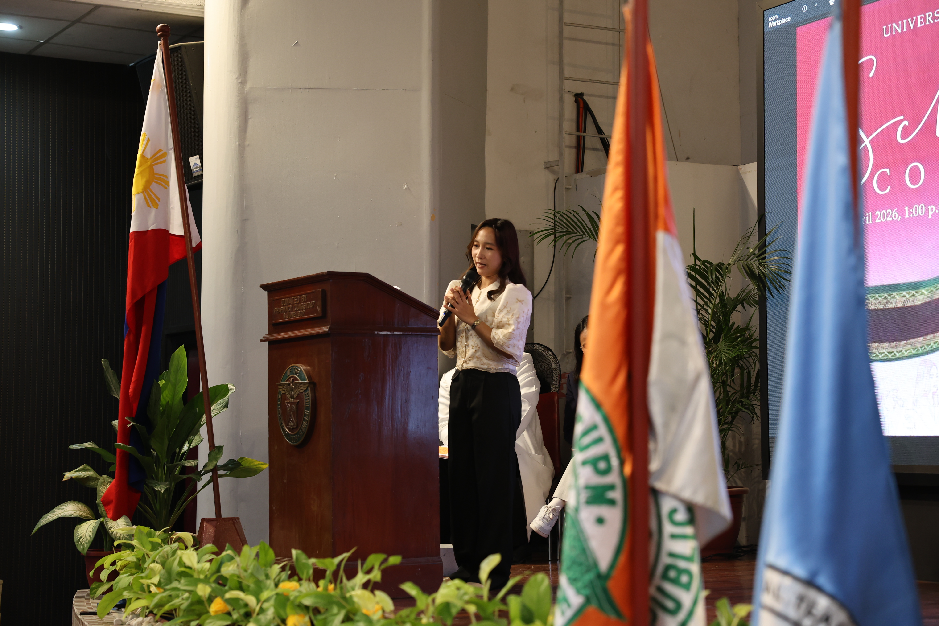 Dr. Daisyrie Aidyl Pamogas served as inspirational speaker during the 2026 Scholars’ Convocation on April 15, 2025. 
